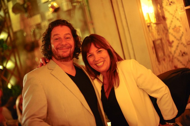 Jeffrey Ross and Robin Bronk. Photo credit: Alen Lin