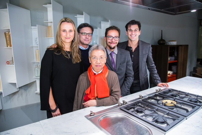  The Boffi Team: Boffi Georgetown Showroom Manager Julia Walter, Boffi Spa CEO Roberto Gavazzi, Boffi USA-President Lilian Leong, Boffi Georgetown Senior Designer Alberto DeMarco, and Boffi USA EVP Davide Cremese